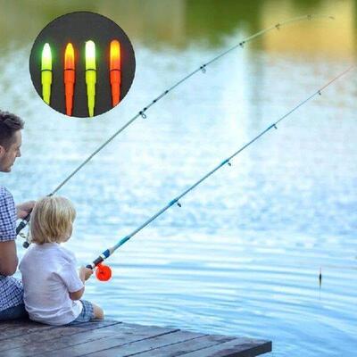6Pcs Electronic Fishing Float Fishing Glow Luminous Float