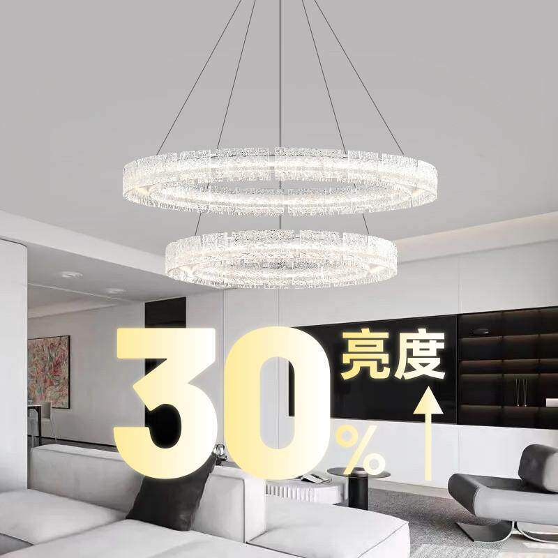 意式极简树脂客厅吊灯现代简约餐厅灯设计师创意圆形大厅卧室灯具