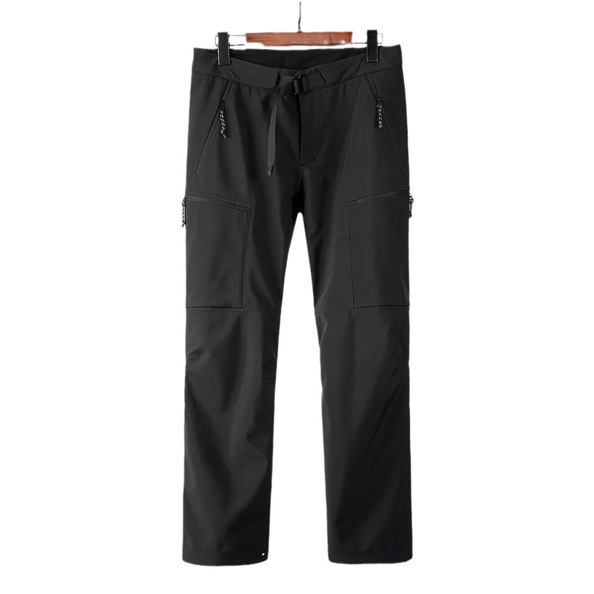 23109防水压无缝登山批发防风胶冬2023裤壳男软裤户外保暖