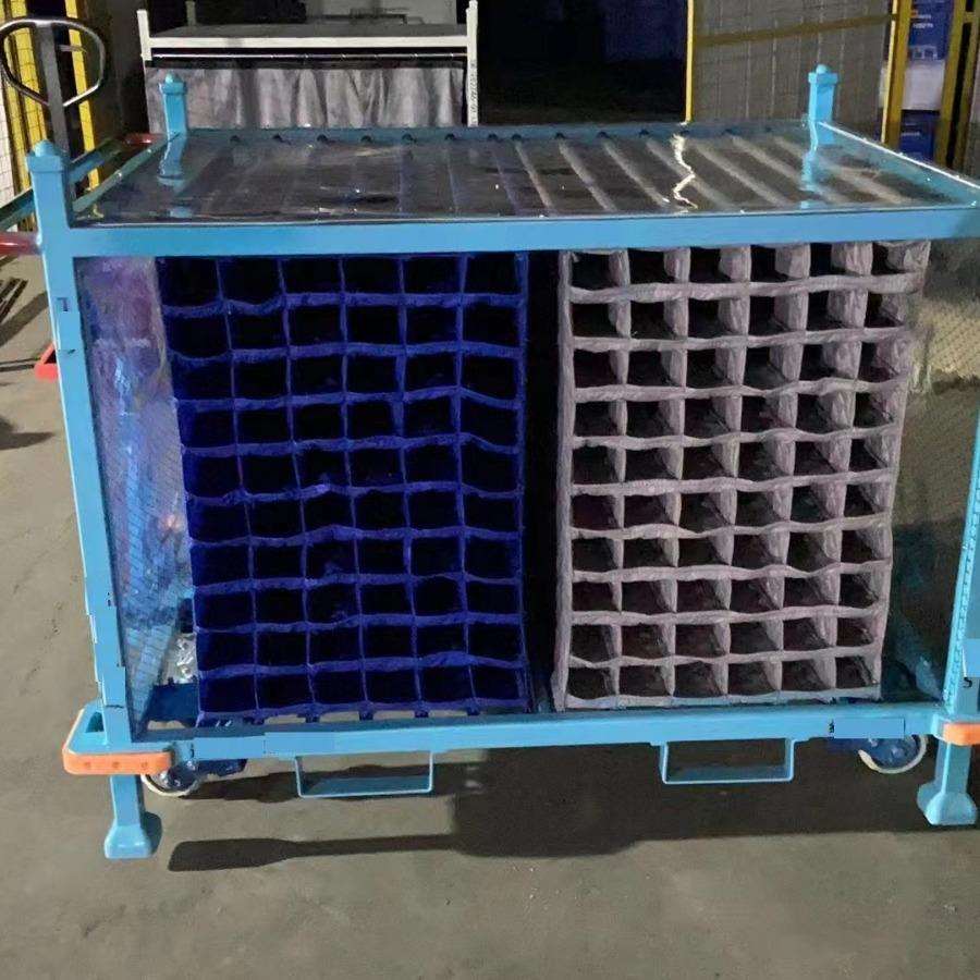 现货塑料件雨刮存放料架周转车工位器具