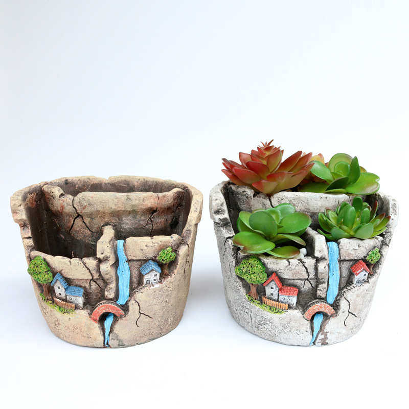 景观器创意植 花园肉家居搭配花盆绿工艺摆件花空中微多,鲜花速递/花卉仿真/绿植园艺,花盆,淘宝优惠券,粉丝福利购,淘宝优惠卷