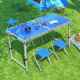 户外折叠桌子摆摊地推专用简易便携露营野餐桌多功能家用折叠桌椅