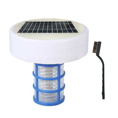 泳池太阳能铜离子消毒器抑藻除藻水净化装置Solar pool lonizer