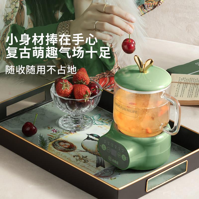 小南瓜全玻璃养生壶养生煮茶壶小型多功能家用烧水壶办公室养生杯