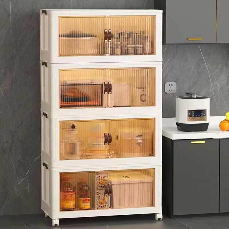 防尘厨房置物架客厅餐边柜橱落地多层储物柜家用厨具锅碗收纳柜子,住宅家具,餐边柜,淘宝优惠券,粉丝福利购,淘宝优惠卷