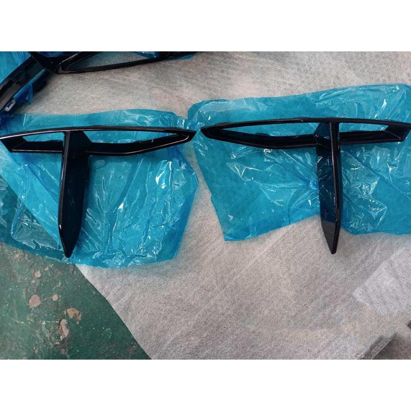 极氪X前保险杠装饰板前杠进风口饰板导风口饰板前杠饰条原厂