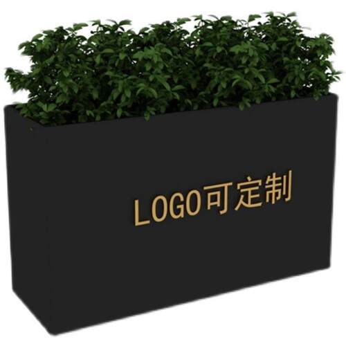 户外花箱外摆商业街售楼部广场长方形花盆花坛花槽花架子种植箱