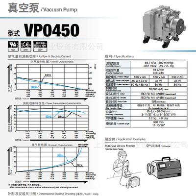 NITTOKOHKI真空泵VP0660VP0625VP0450VP0435AVP0140VP0125
