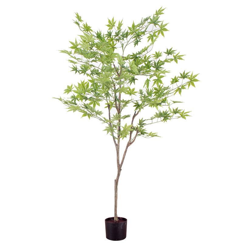仿真枫树红枫树盆景厂家直销北欧家居装饰仿真植物假树