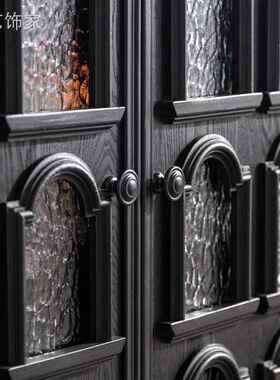 欧式宫廷风超走法廊薄黑色过道柜式收纳餐柜小户AGL型家边用厨房