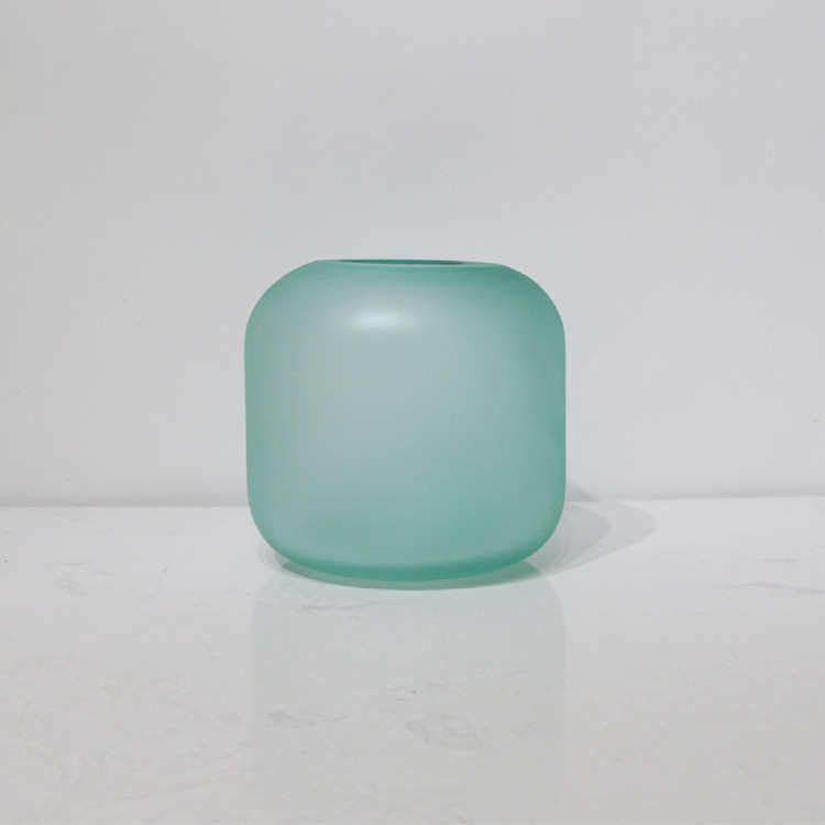 皓洁工艺轻奢简约现代磨砂玻璃花瓶家居饰品摆件别墅酒店样板茶几,厨房/烹饪用具,泡酒瓶,淘宝优惠券,粉丝福利购,淘宝优惠卷