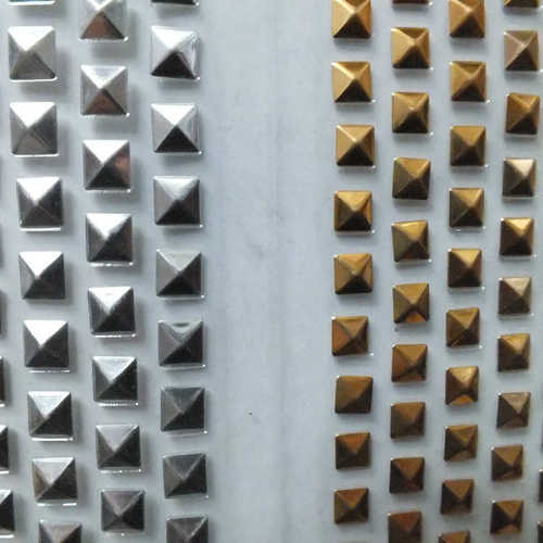 工厂锌合金烫片半圆10mm青古铜色铆钉批发烫片吸塑烫图