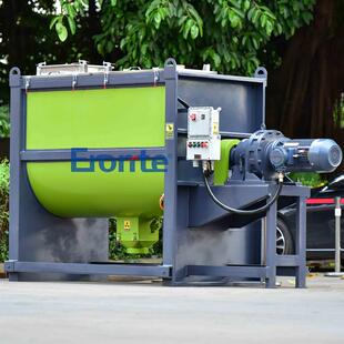 不锈钢双螺带搅拌机夹套加热卧式搅拌机1吨2T化工粉体颗粒混料机