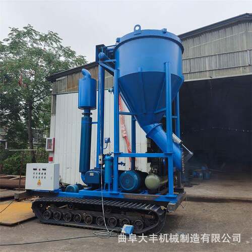 建筑垃圾自吸式气力输送机 移动式吸灰车 石子泥巴气力吸料机