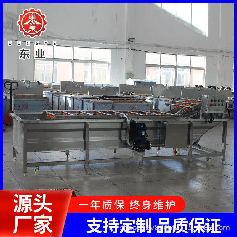 东业牌小龙虾海蛎子气泡清洗机瓜果翻浪清洗设备自动果蔬清洗神器
