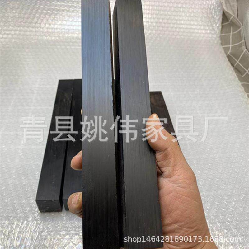东非紫光檀木料乌木唢呐料黑檀原木木方雕刻把件葫芦新中式木雕