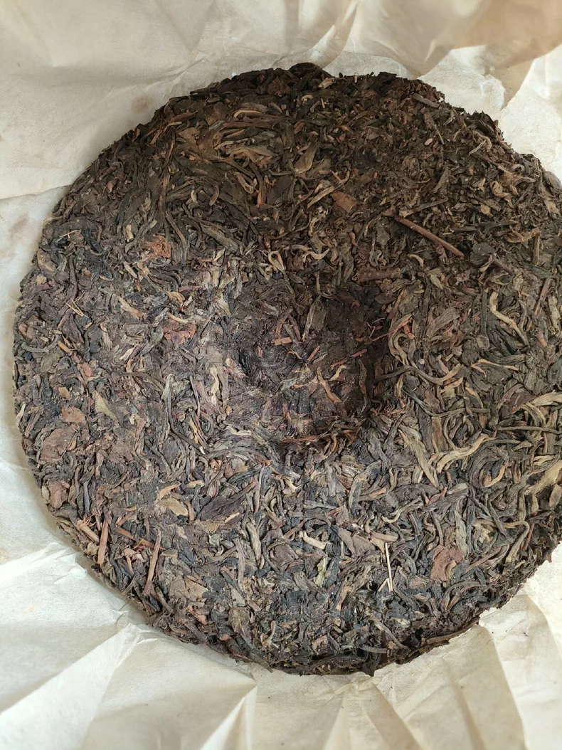 5餅殘片清倉2002年大益青餅普洱茶生茶357克 普洱茶 BUASHOP普洱老茶