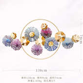 壁饰客厅墙壁挂饰简约金属铁艺壁饰立体墙饰沙发背景装 饰合集