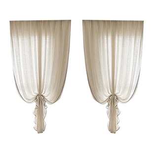 亚纱帘窗帘窗纱批发人阳台遮阳新款 窗 飘透光客厅不透麻纱2025法式