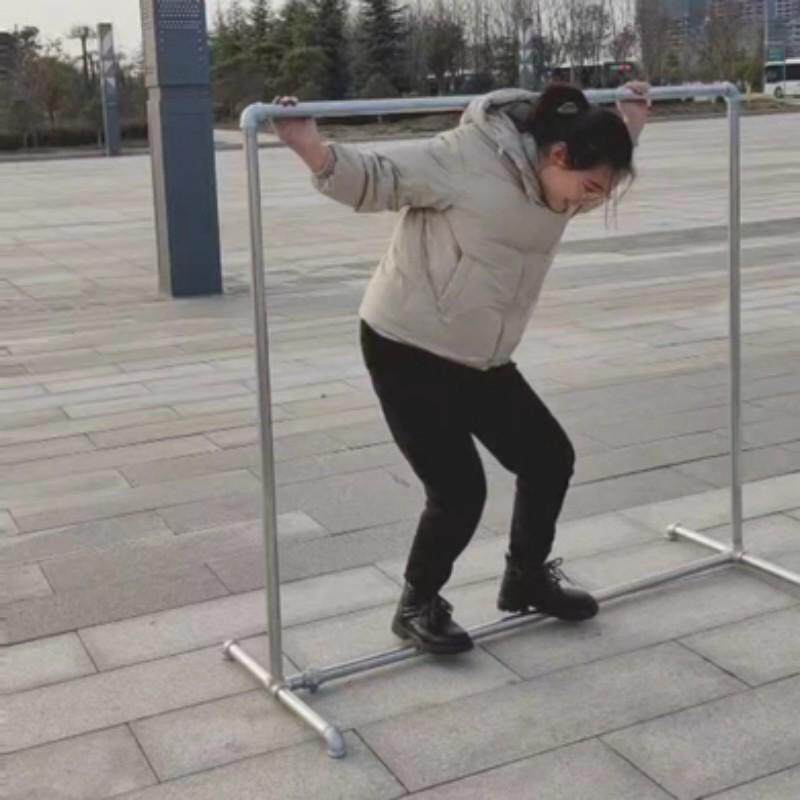 地展示架落地服装店晒单服地摊被杆挂衣管架置镀锌晾a947服装水管