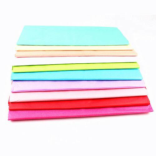 10Sheets/bag Tissue Paper Flower 50*66cm Gift Packaging Home