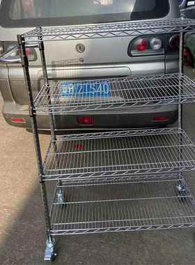 可移动镀线OGP铬网货不锈钢置物架架防静电镀鉻货架格仓储架流网