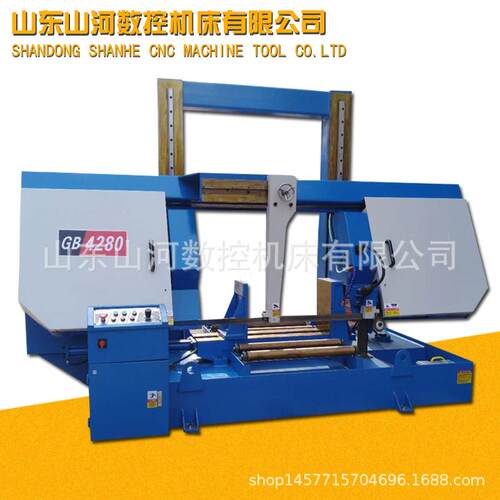 gb4280整捆钢筋切割锯床金属下料割管切管机GH4280龙门卧式带锯床