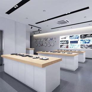 创意科技智能产品体验台无人机展示桌 中岛展示台 电脑展示柜台