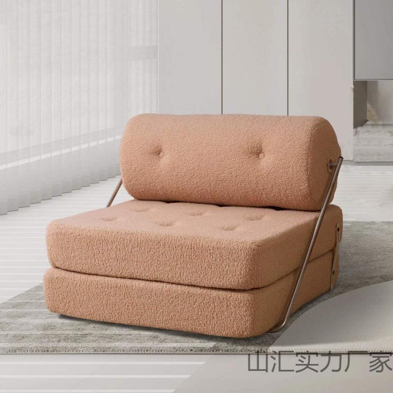 沙发床可折叠两用家用卧室豆腐块塔吉沙发床单人懒人沙发可躺可坐