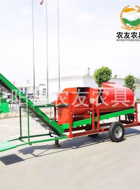 花生脱8果机农用摘果机干两自动装袋四轮用车带湿摘花生机0080000