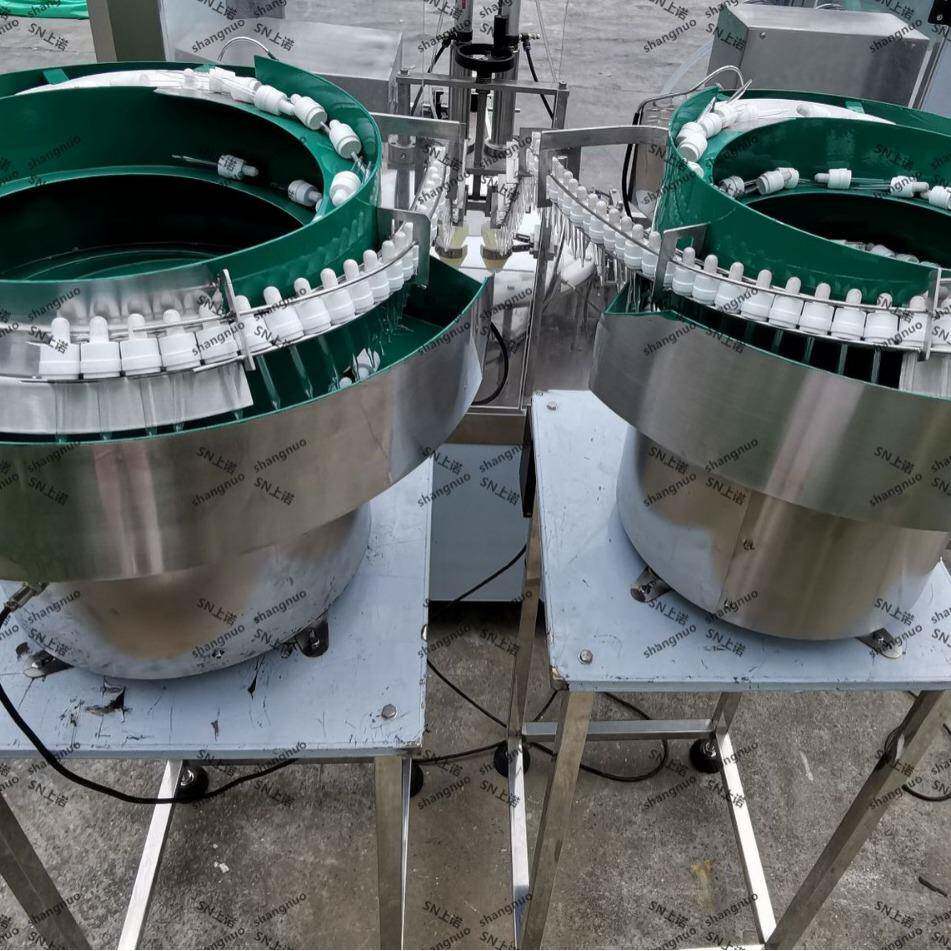 全自动精油灌装旋盖机电热蚊香液拧盖机小型眼药水2头压塞机