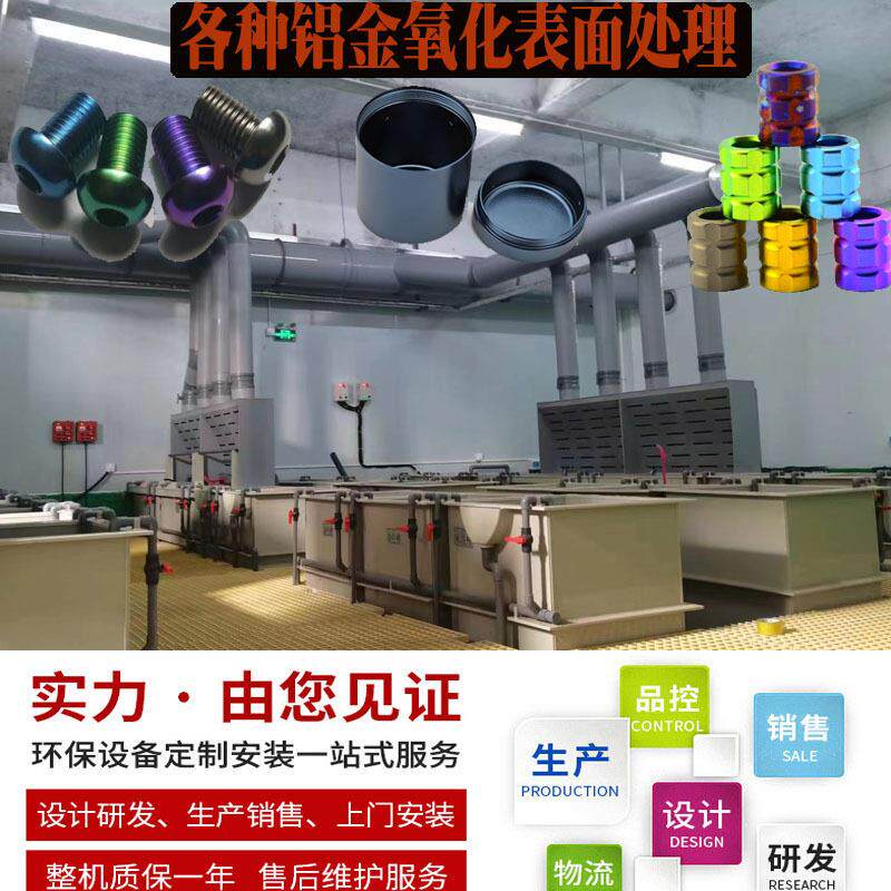 钛陶镁氧铝合金阳化极生产线HLT酸洗清洗设备瓷阳极表面处理加工