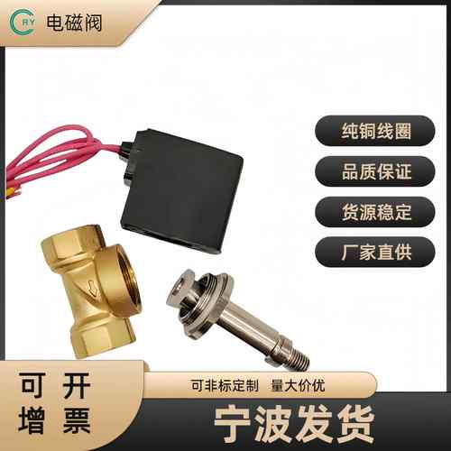 电磁阀10MM零压力放水4分进水黄铜阀门厂家直销