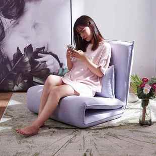 可折叠懒功人沙发阳台家用休闲榻米躺卧室2035多能午睡沙发榻椅收
