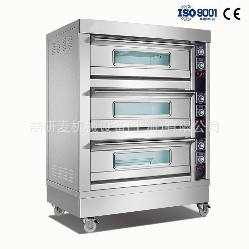 大容量商用电烤箱三门六控旋钮款烤箱Breadprocessingmachine
