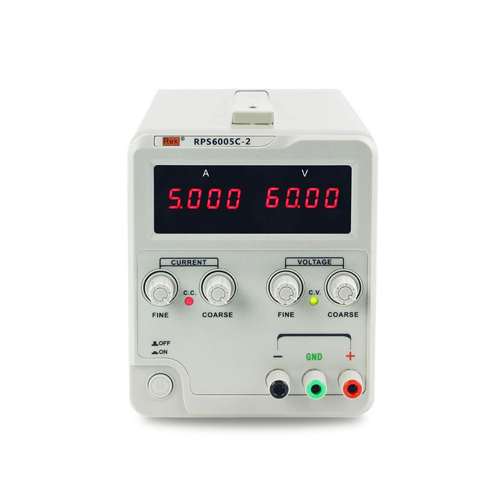 Rek/美瑞克RPS6005C-2 数显程控电源60V 5A 线性可调直流稳压电源