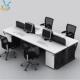 屏风办公桌职员桌员工桌员工位工作位电脑桌卡座王字型6人位椅子