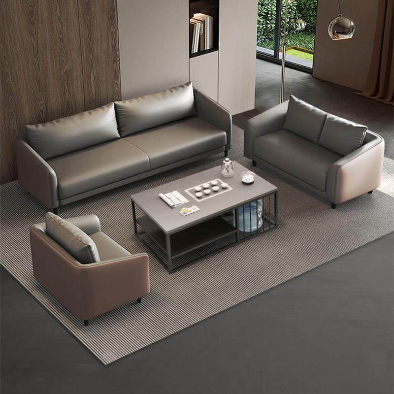现代简约办公沙发办公室商务接待三人位纳帕皮会客小户型茶几组合,商业/办公家具,沙发,淘宝优惠券,粉丝福利购,淘宝优惠卷