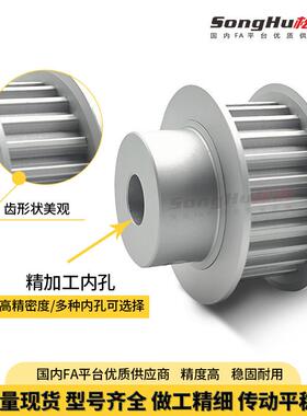 HTPA72S5M250-B-N-d43至d50孔 S5M-72齿同步轮铝合金同步带轮齿轮