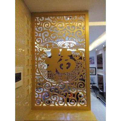 花格隔断玄关客厅现代中式背景墙镂空可定做密度板通花板装修屏风