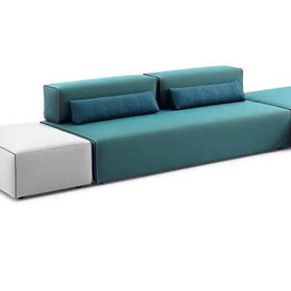 北欧创意豆腐方块整装拼接组合沙发设计师工作室展厅酒店会客接待