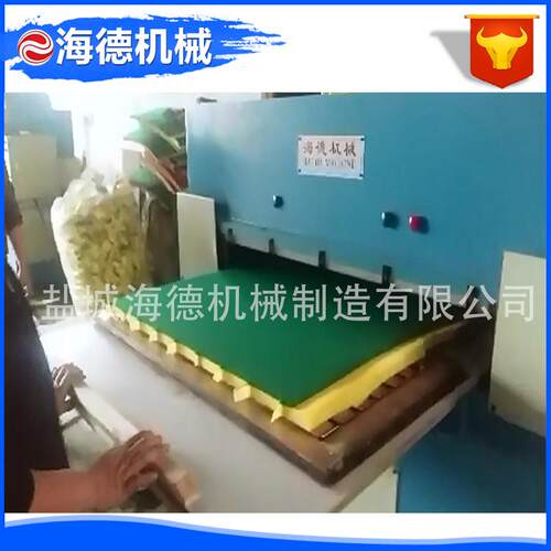 清洁碗海绵擦裁切机 吸水绵裁断海 丝瓜xclp机海绵洗切断机
