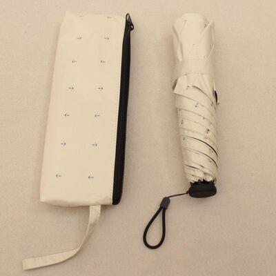 高档口日s本出Sunade Upf50+ Suhnshade圆点铅笔伞迷你超轻羽毛伞