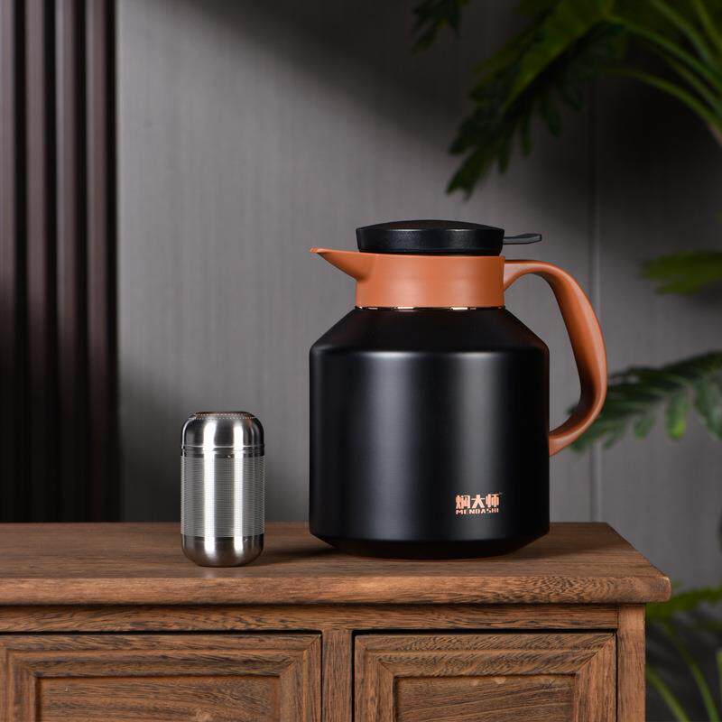 焖大师真空焖茶壶带温湿M1800W保温壶1.7L不锈钢内胆温显设计