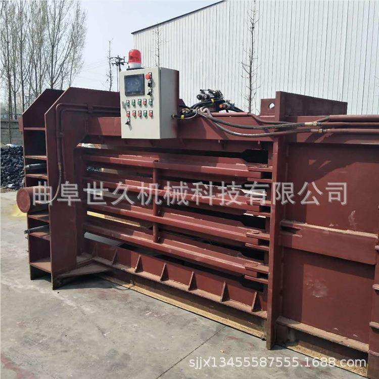 实型卧用式废编织袋吨袋塑UGC料薄膜打包机多能包小型卧功式废纸