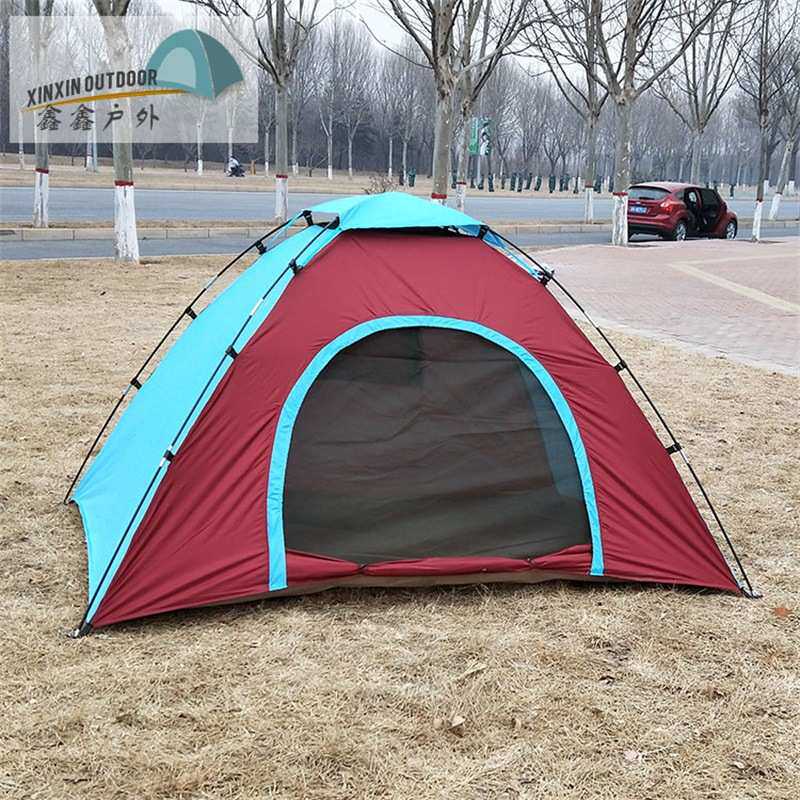 户外双人折叠帐篷旅游遮阳垂钓防雨沙滩遮阳露营纱网帐篷厂家批发