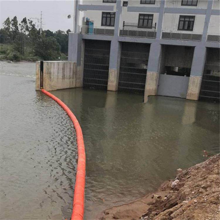 库区水上拦载浮排 库区横跨式拦污索 自浮式拦污栅设计安装