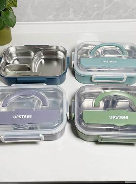 Stainless steel lunch box Portable bento box不锈钢饭餐具盒