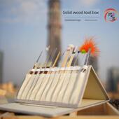 专业抠耳工具箱实木工具箱标志定制免费设计排版 便于存储 工具