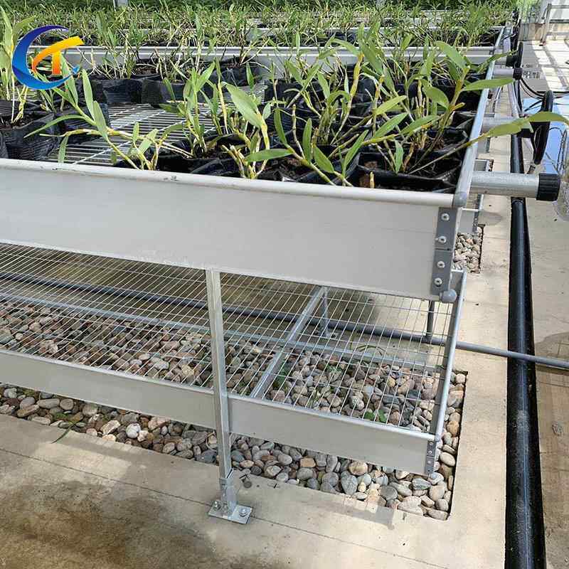 蔬农育场棚温VZE室卉育苗铝合金大苗边框热镀锌育苗架花床种多层